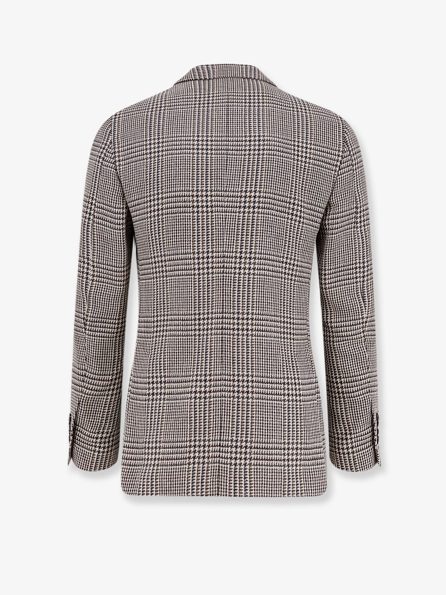 Lardini Madras wool blend blazer