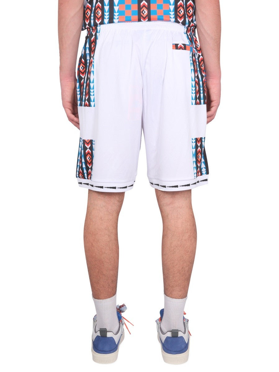 MARCELO BURLON COUNTY OF MILAN MARCELO BURLON X KAPPA BERMUDA SHORTS