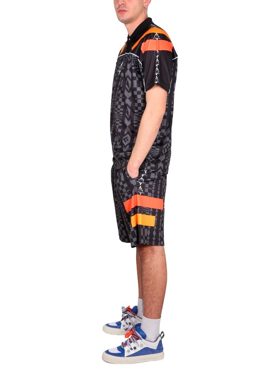 MARCELO BURLON COUNTY OF MILAN MARCELO BURLON X KAPPA BERMUDA SHORTS