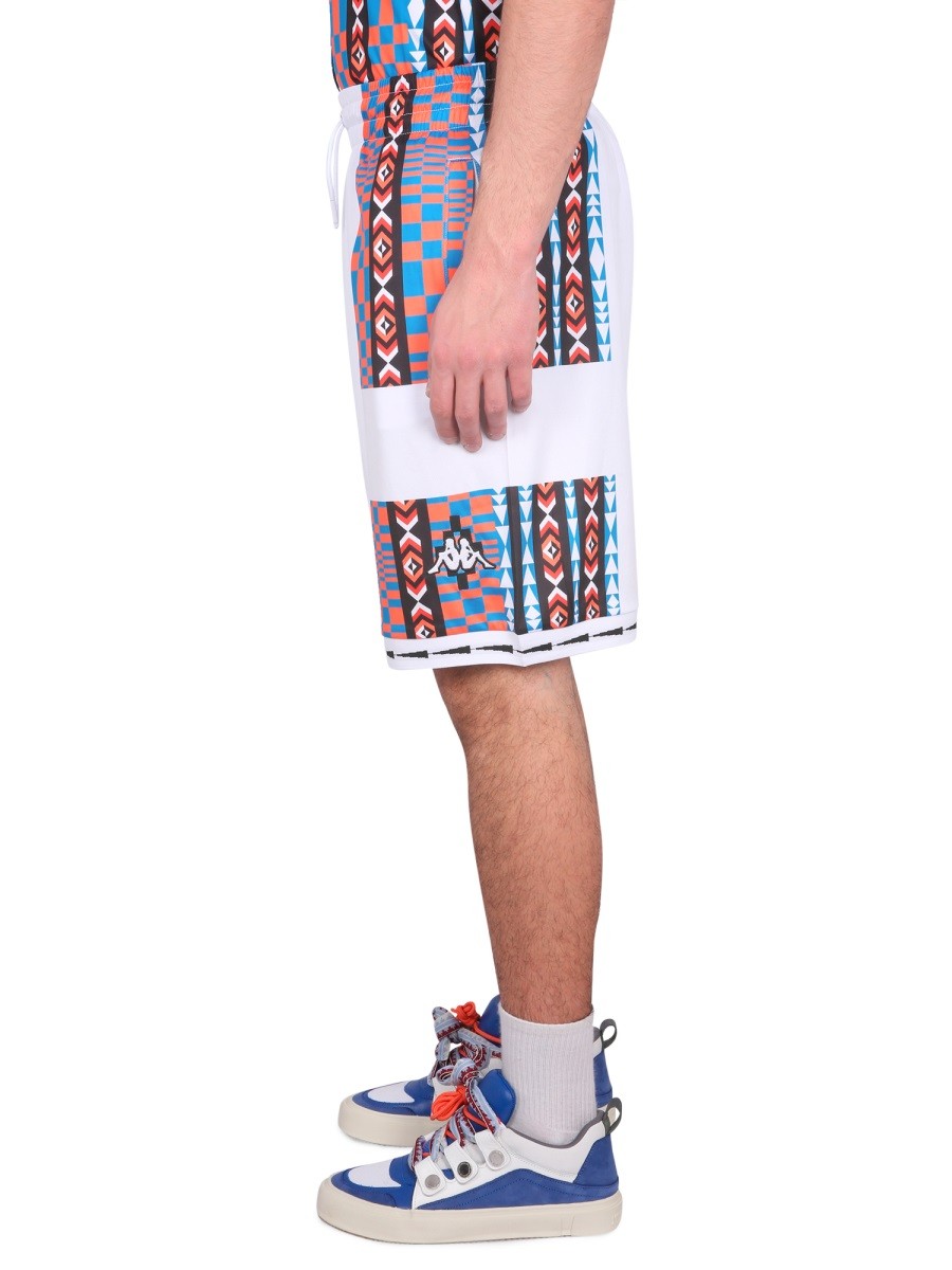 MARCELO BURLON COUNTY OF MILAN MARCELO BURLON X KAPPA BERMUDA SHORTS