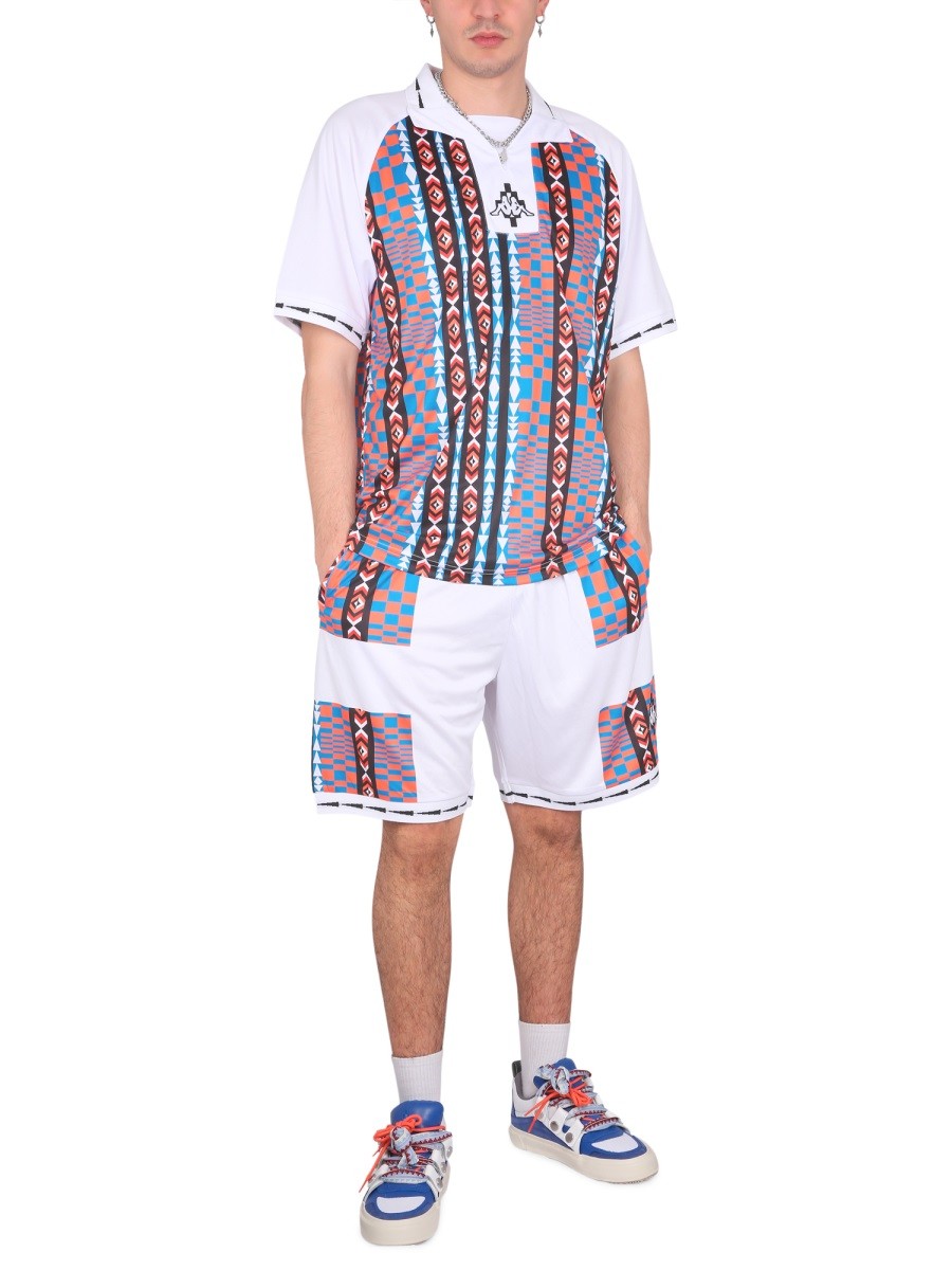 MARCELO BURLON COUNTY OF MILAN MARCELO BURLON X KAPPA BERMUDA SHORTS