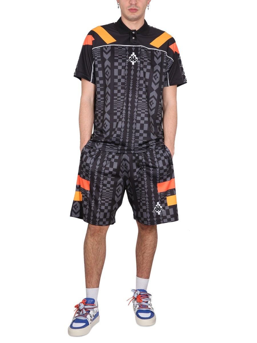 MARCELO BURLON COUNTY OF MILAN MARCELO BURLON X KAPPA POLO SHIRT