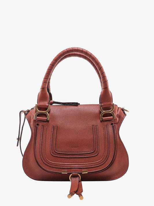 CHLOE' Marcie small leather handbag with removable shoulder strap