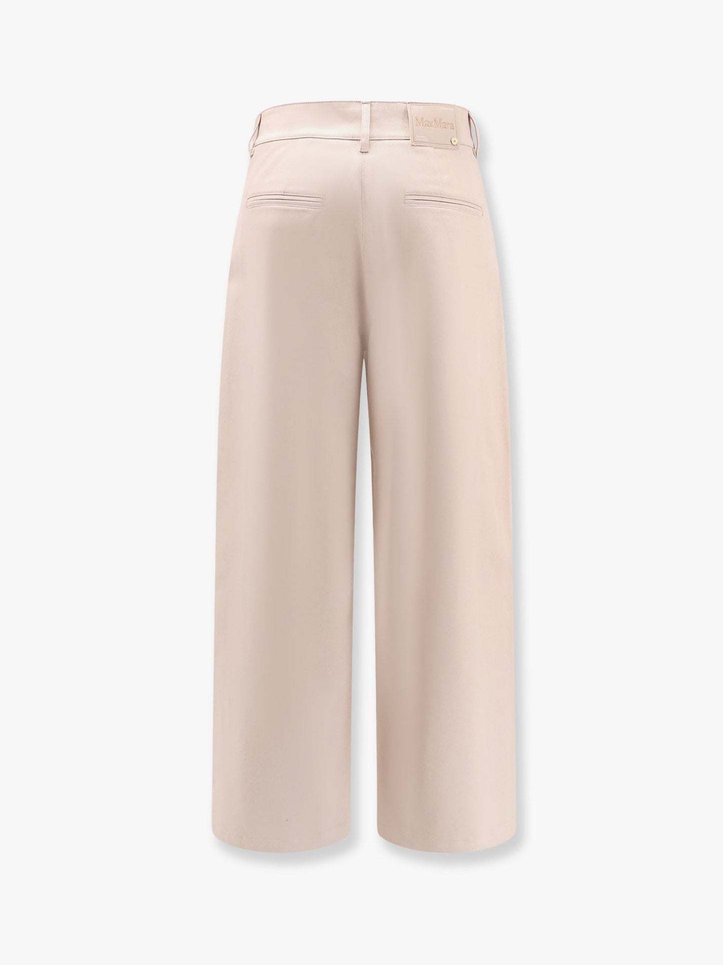 'S MAX MARA Marianna distressed fabric trouser