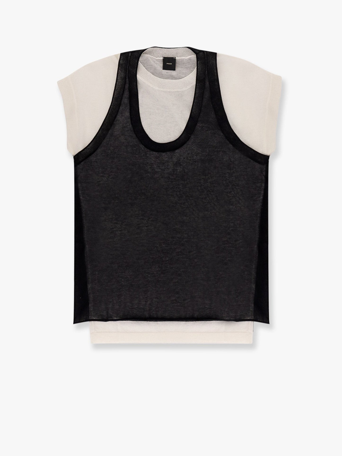 Pinko Mark cotton blend t-shirt with combined top