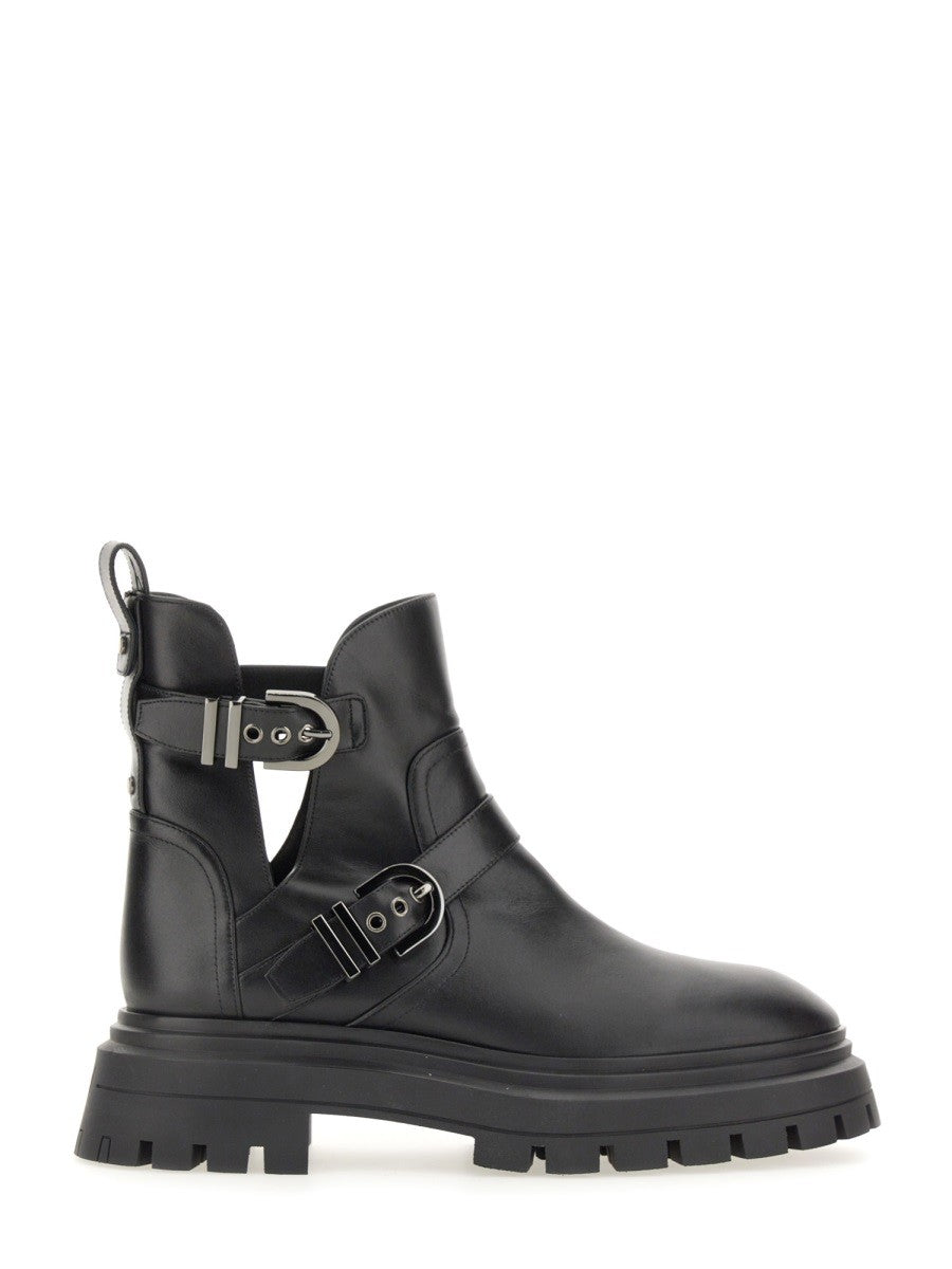 Stuart Weitzman MAVERICK BEDFORD MOTORCYCLE BOOT