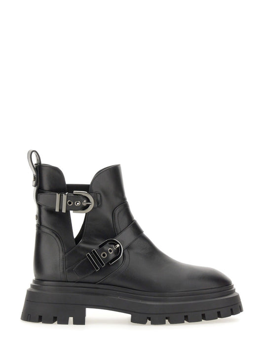 Stuart Weitzman MAVERICK BEDFORD MOTORCYCLE BOOT
