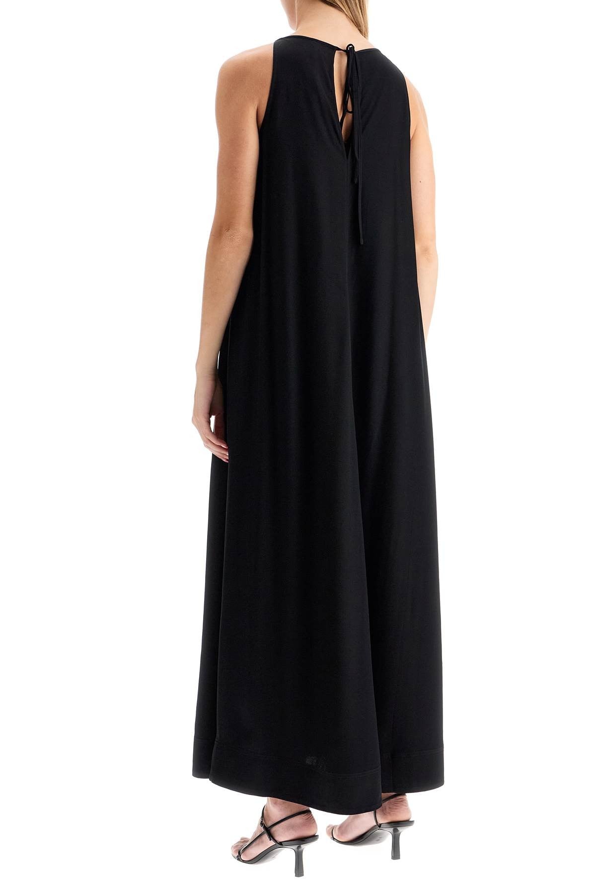 TOTEME maxi dress with t-strap belt