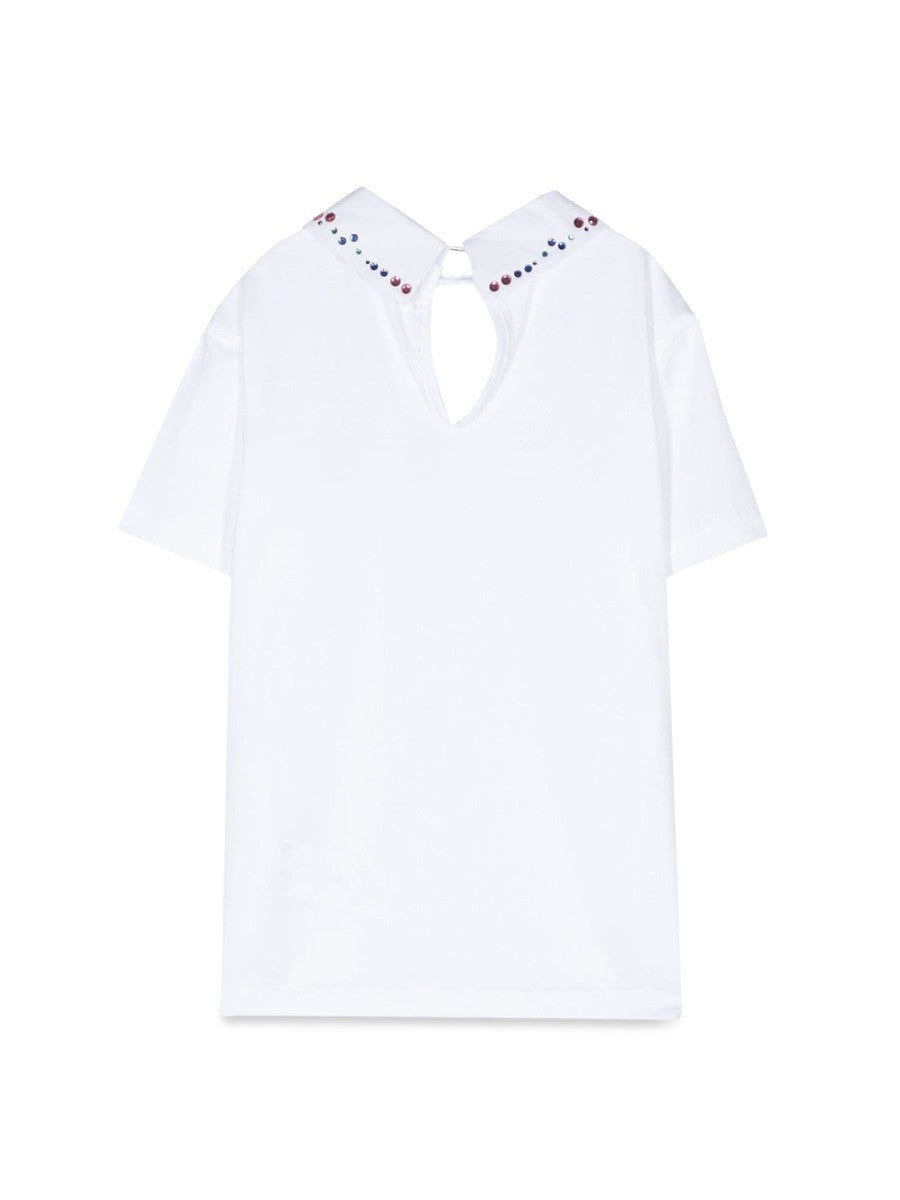 SIMONETTA mc collar t-shirt