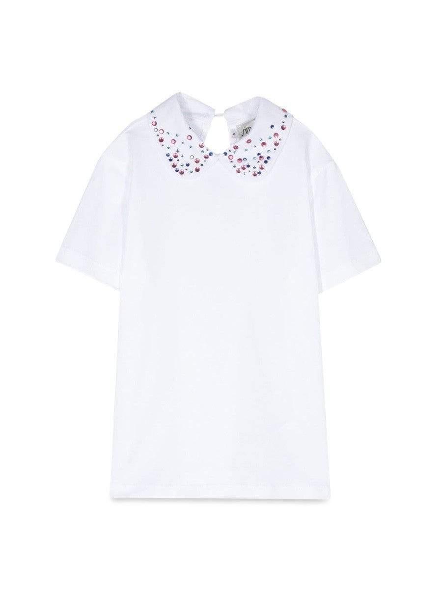 SIMONETTA mc collar t-shirt