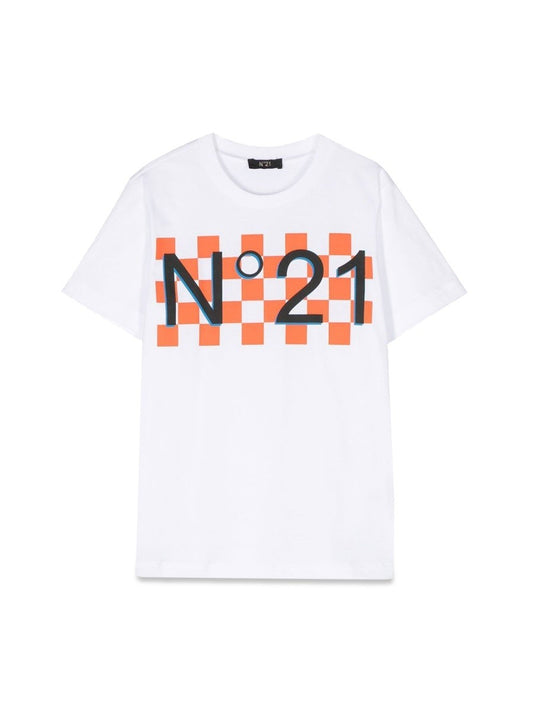 N°21 mc logo t-shirt on squares