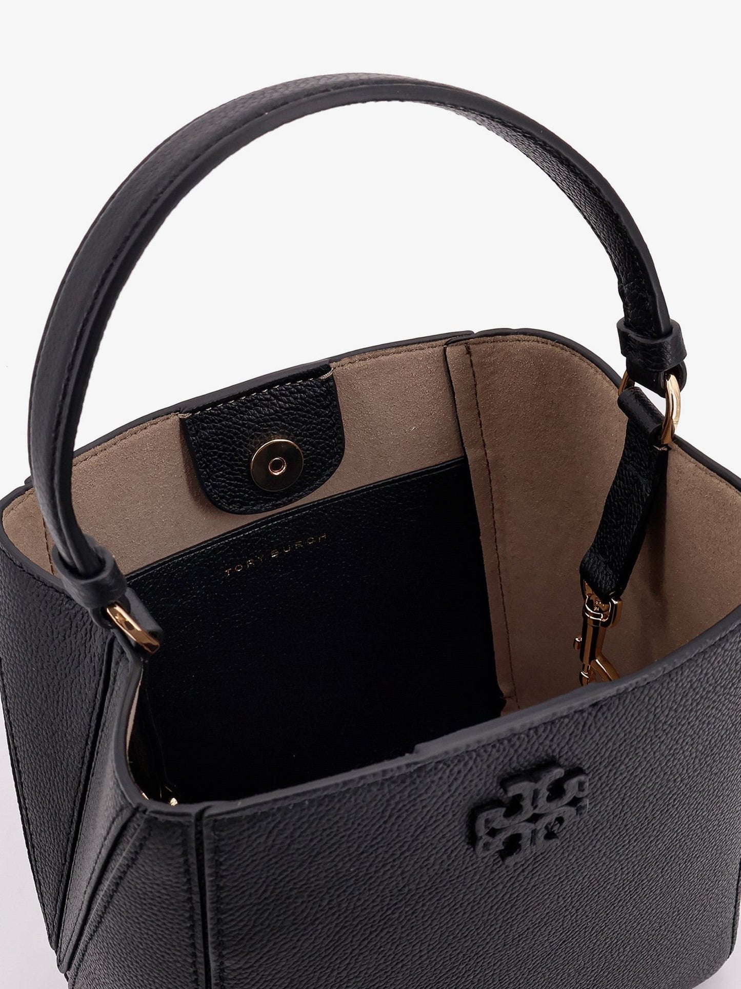 Tory Burch McGraw Small leather bucket bag