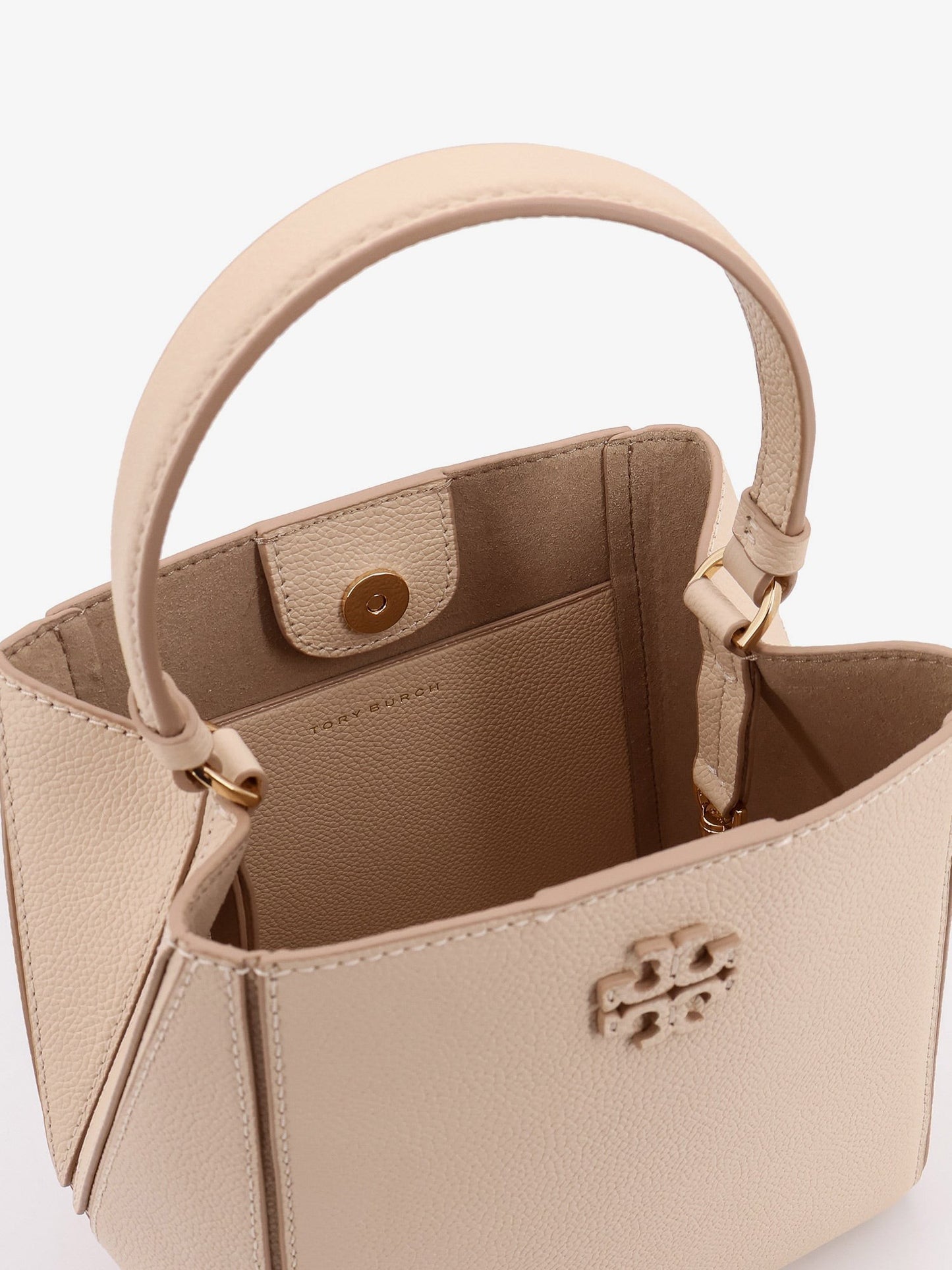Tory Burch McGraw Small leather bucket bag