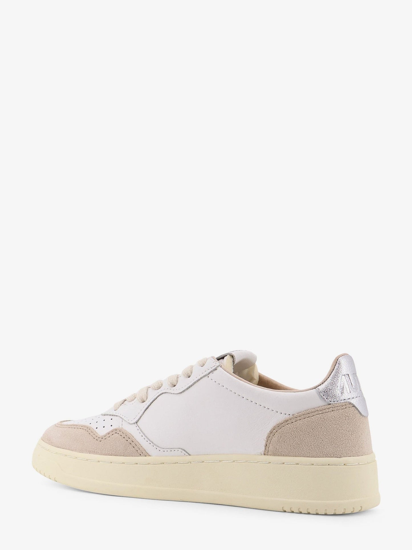 Autry Medalist Low leather low-top sneakers with suede inserts