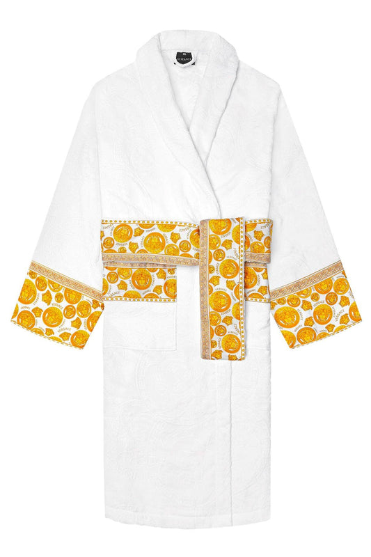 Versace 'medusa aplified' bathrobe