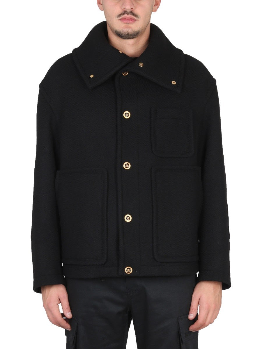 Versace "MEDUSA" WOOL BLOUSE JACKET