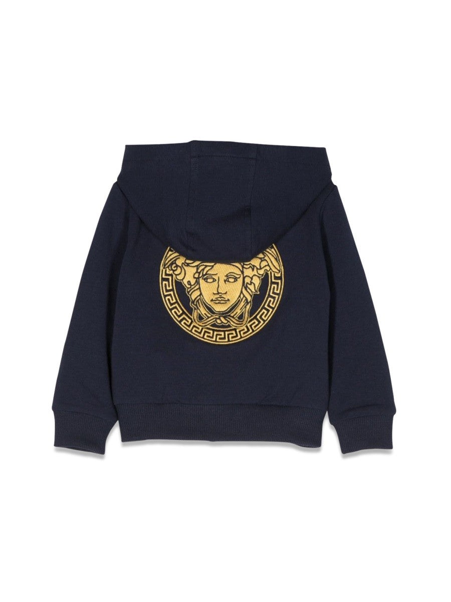 Versace medusa zipper hoodie