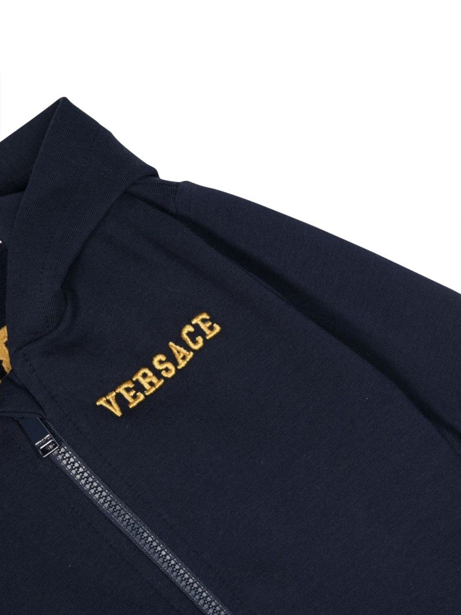 Versace medusa zipper hoodie