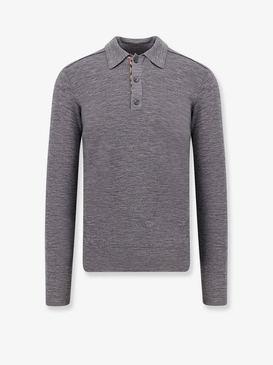 Burberry Mélange wool polo shirt