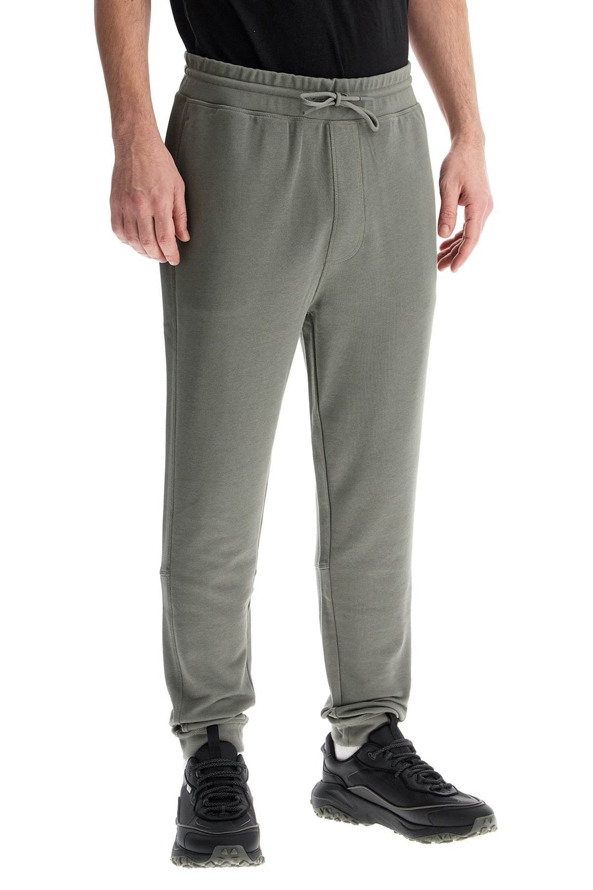 Boss men's high-waisted regular fit cotton pants open grey