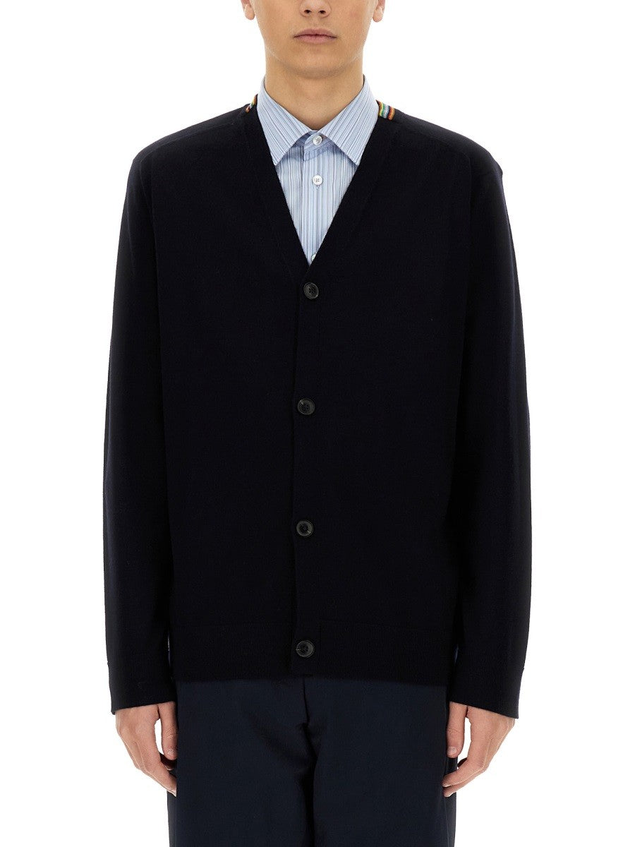 PAUL SMITH MERINO WOOL CARDIGAN