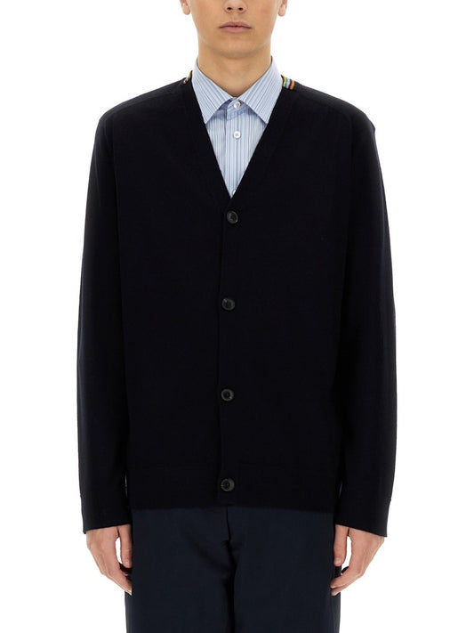 PAUL SMITH MERINO WOOL CARDIGAN