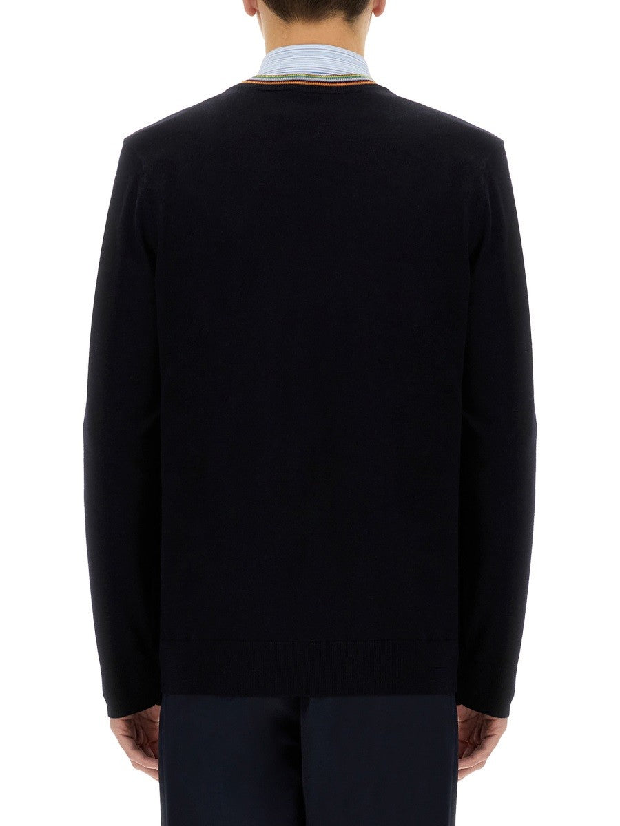 PAUL SMITH MERINO WOOL CARDIGAN