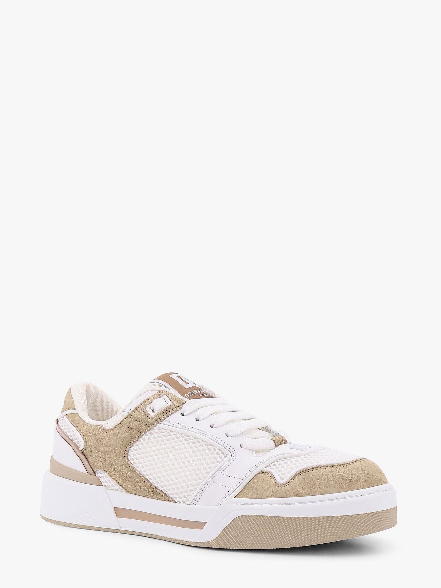 DOLCE e GABBANA Mesh and suede sneakers
