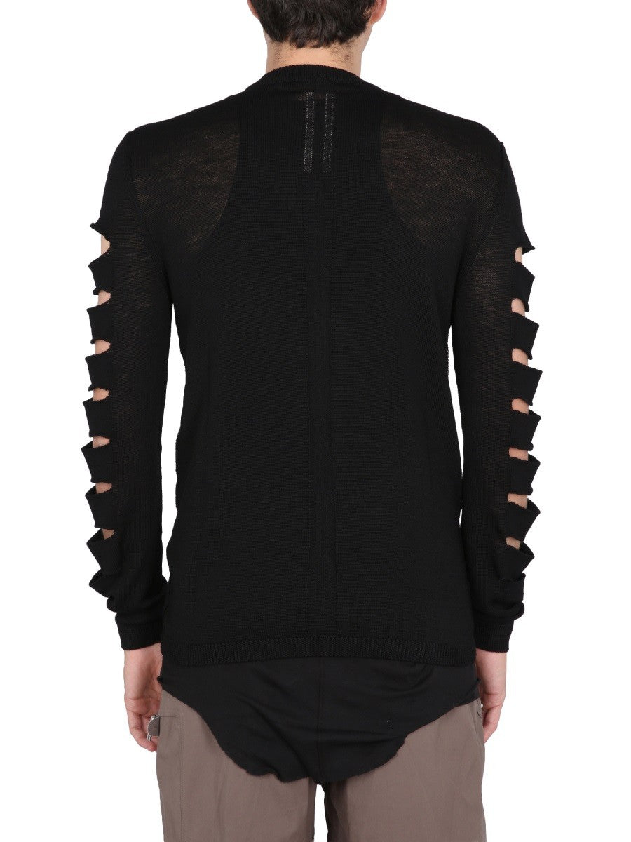 RICK OWENS MESH WITH CUT-OUT DETAILS