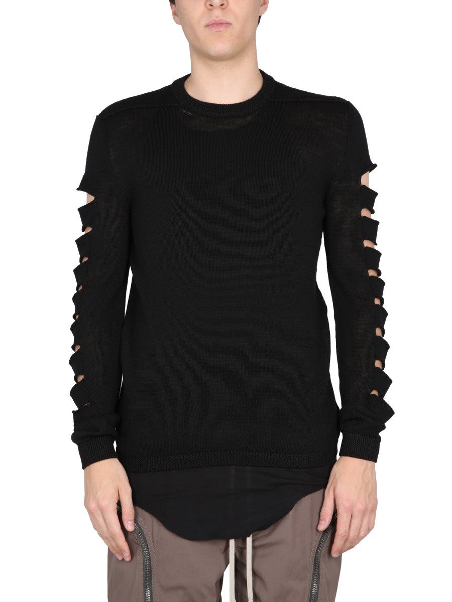 RICK OWENS MESH WITH CUT-OUT DETAILS