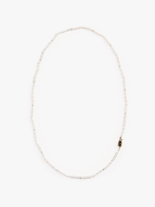 Valentino Garavani Metal necklace with pearls