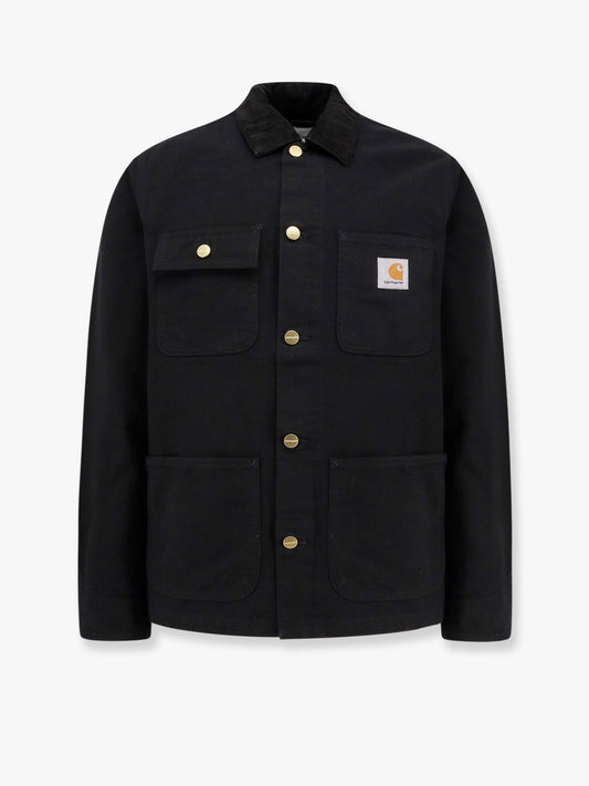 Carhartt Wip Michigan organic cotton jacket with frontal logo patch