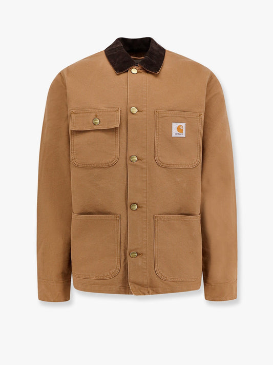 Carhartt Wip Michigan organic cotton jacket with frontal logo patch