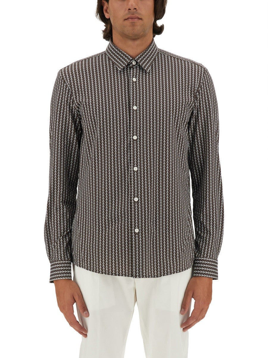 Boss MICRO CHECK PATTERN SHIRT