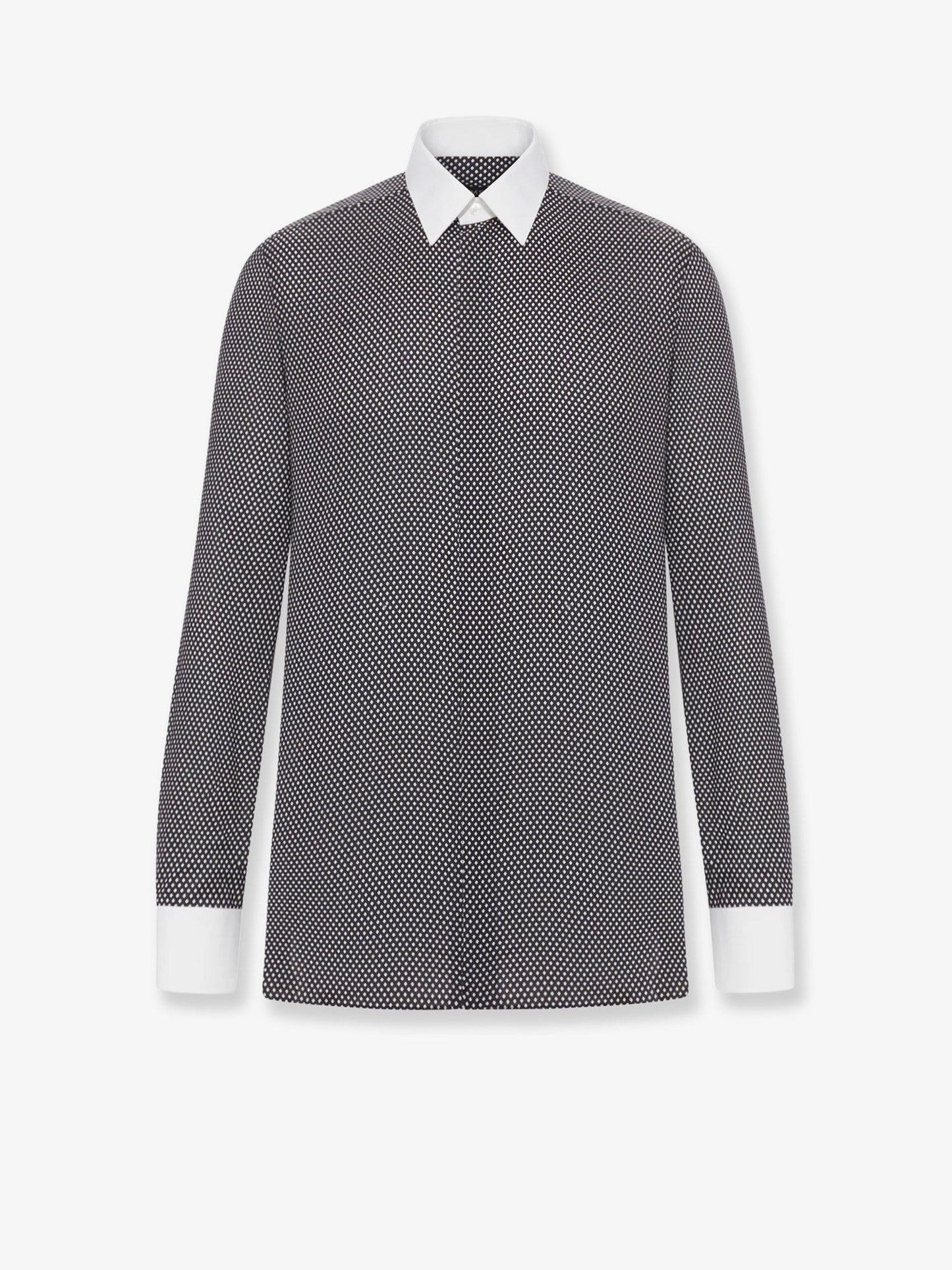 TOM FORD Microfantasy cotton shirt