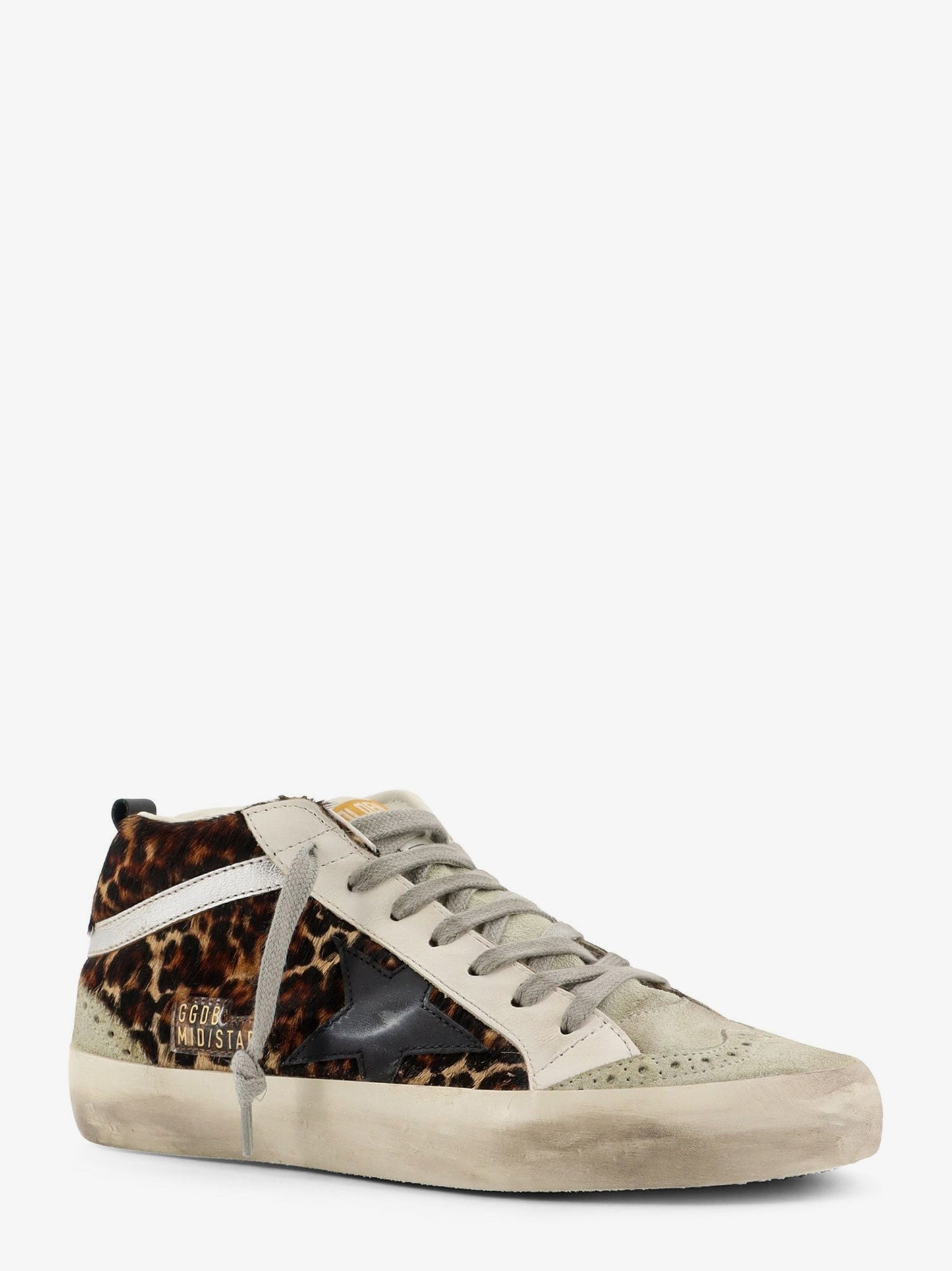 Golden Goose Deluxe Brand Mid Star Classic high-top ponyskin sneakers