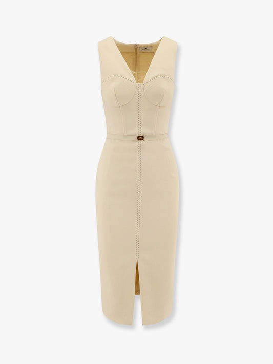 Elisabetta Franchi Midi dress with padded cups