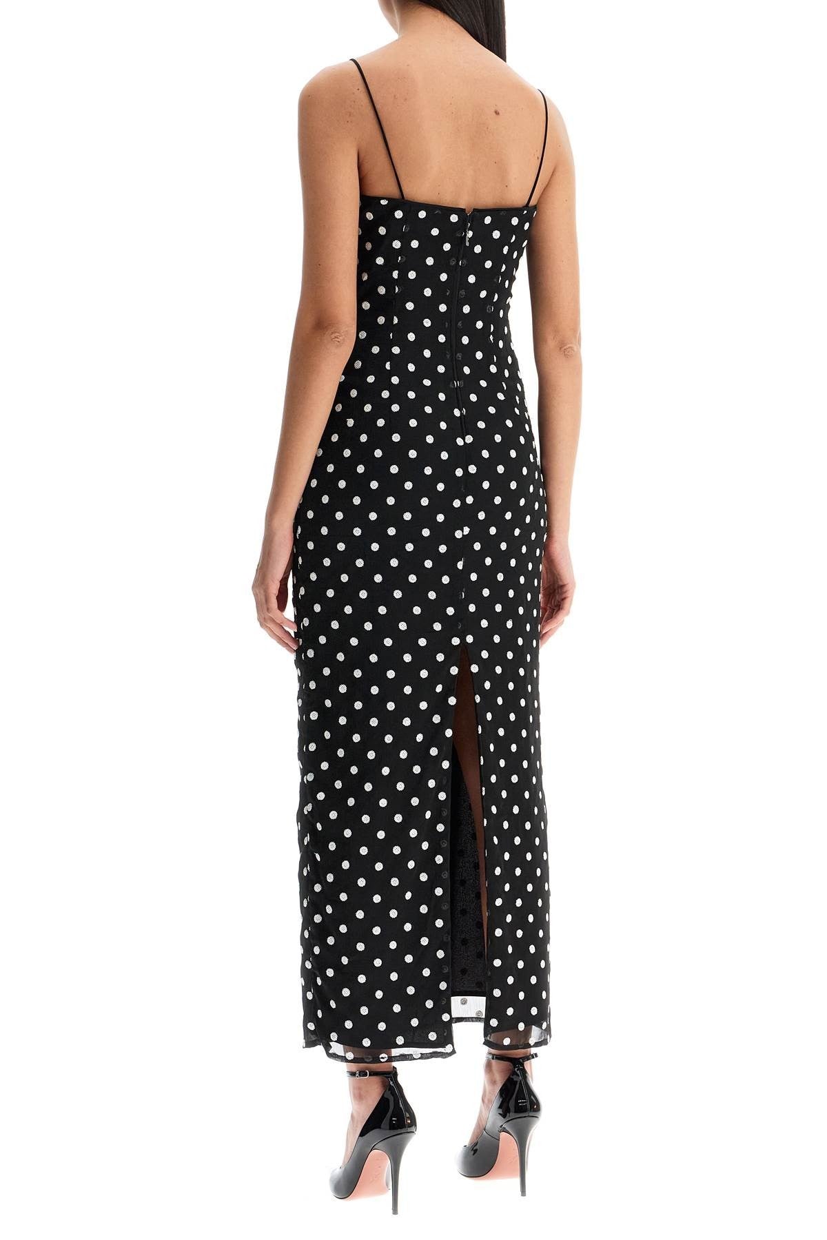 ROTATE midi dress with sequins