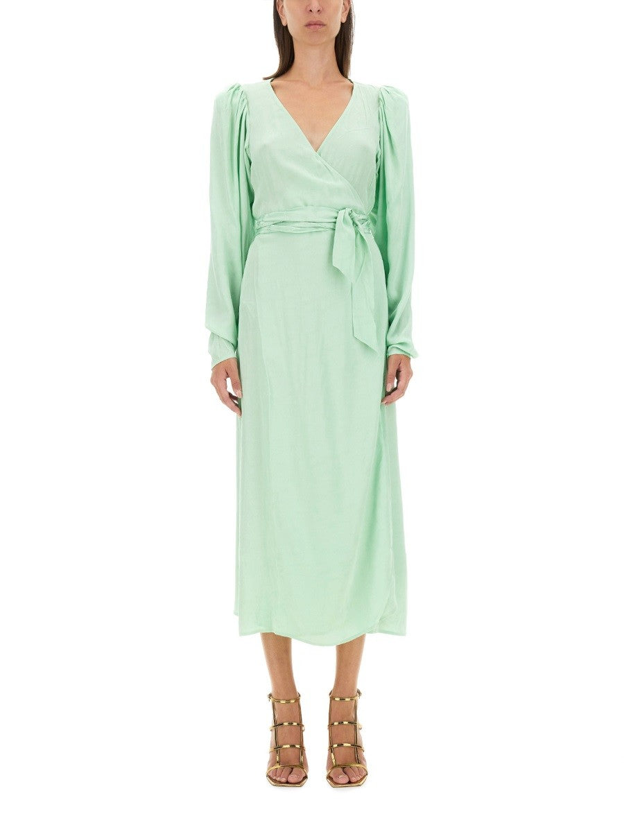 ROTATE BIRGER CHRISTENSEN MIDI DRESS