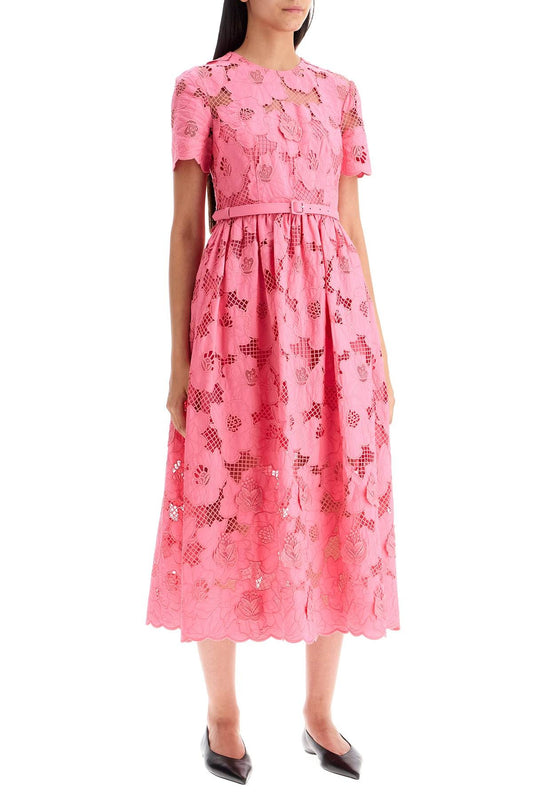 Tory Burch midi lace dress in seven