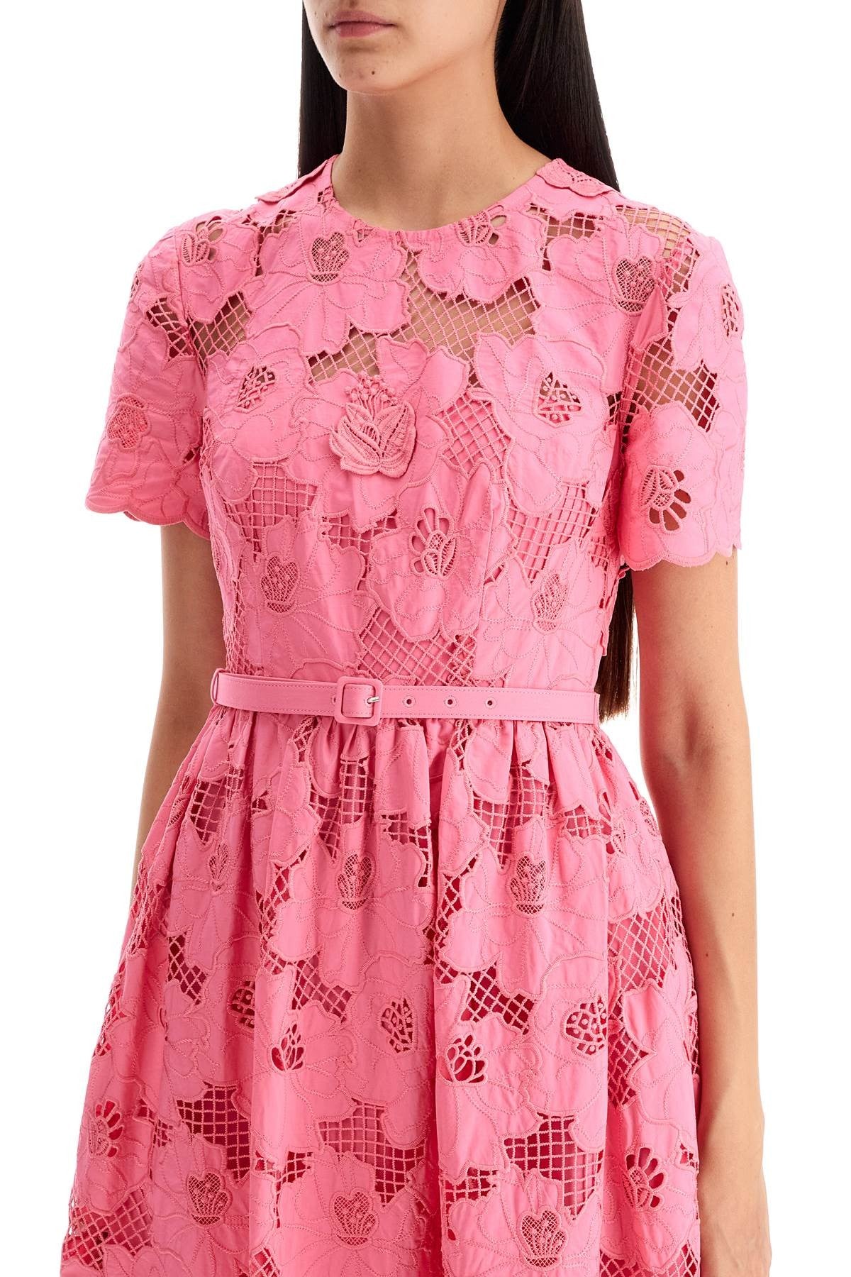 Tory Burch midi lace dress in seven