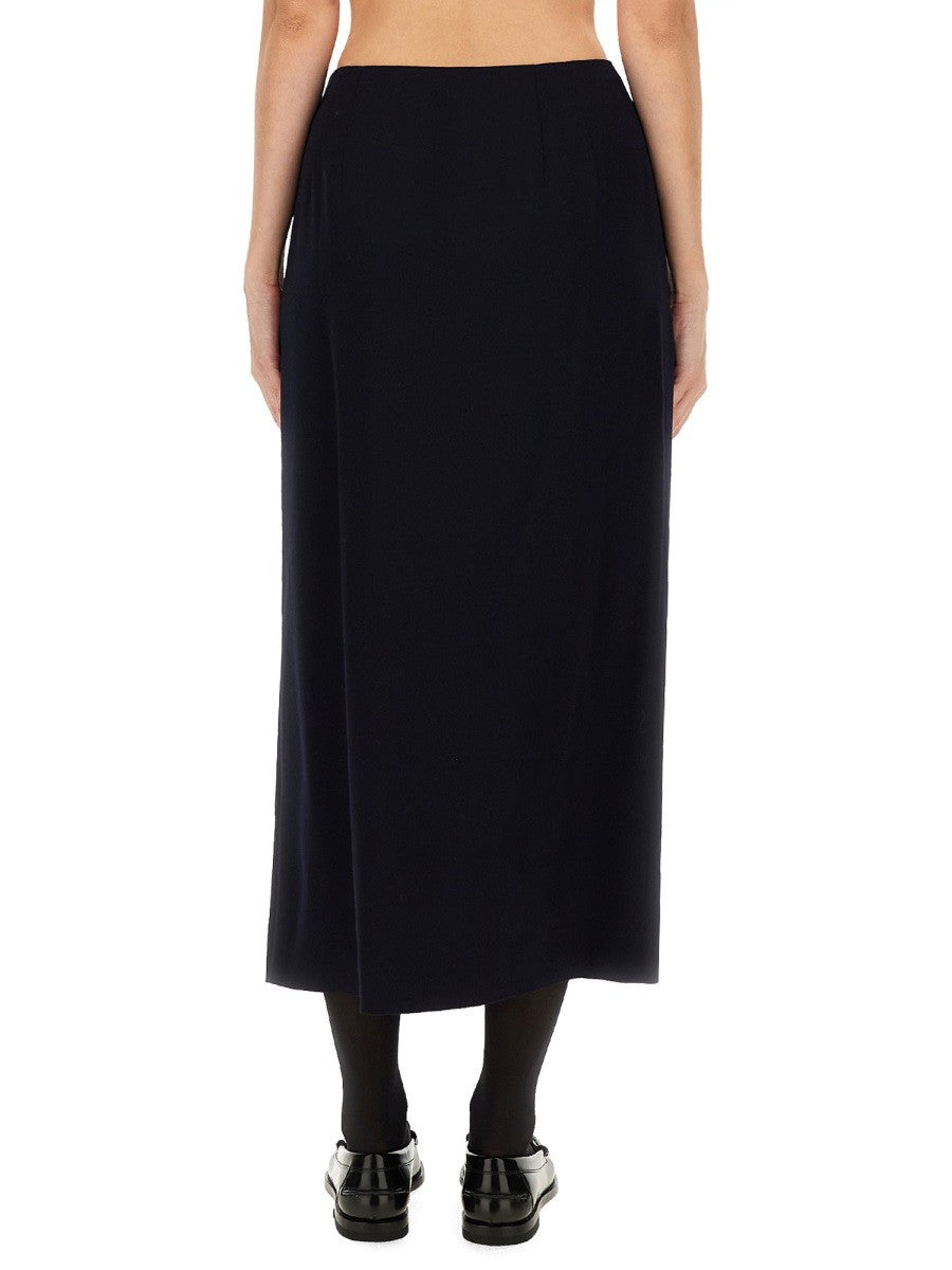 Moschino MIDI SKIRT WITH TOGGLE