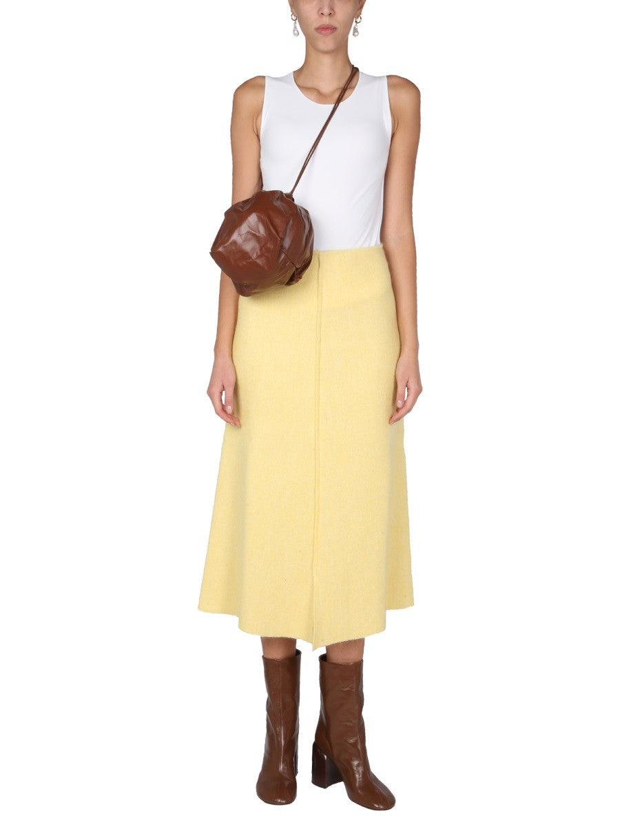 JIL SANDER MIDI SKIRT