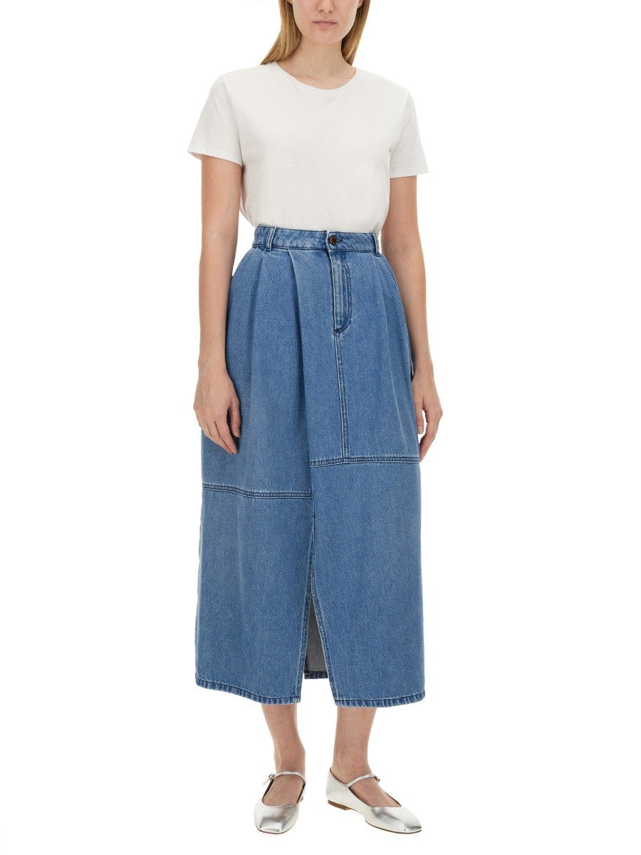 ALYSI MIDI SKIRT