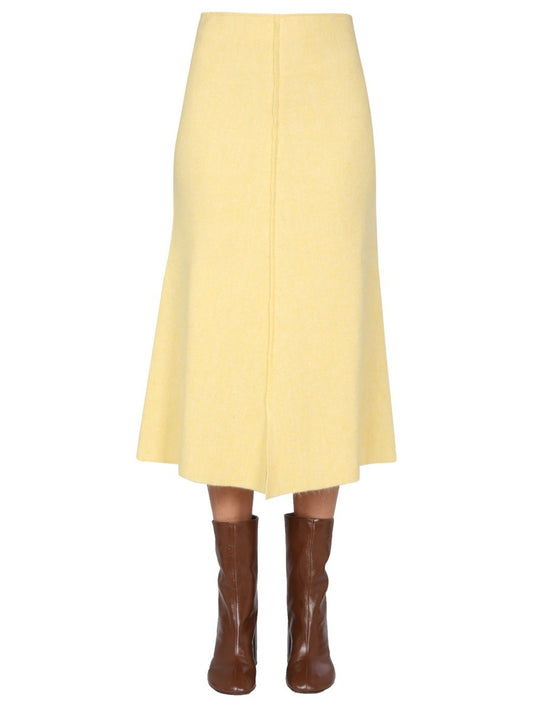 JIL SANDER MIDI SKIRT