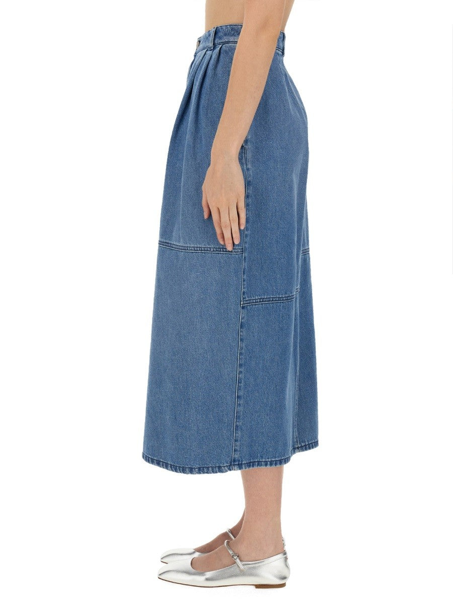 ALYSI MIDI SKIRT