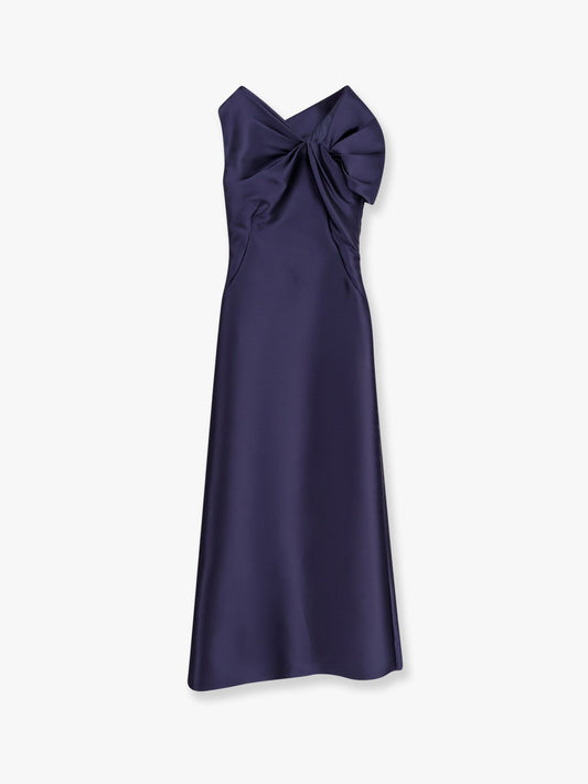 alberta ferretti Mikado long dress