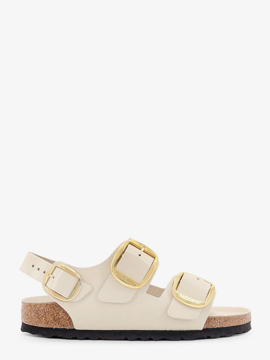 Birkenstock Milano big buckle patent leather sandals