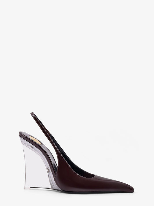 Saint Laurent Miller 110 patent leather slingback décolleté
