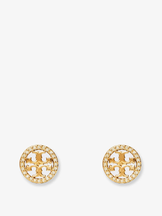 Tory Burch Miller Pave brass earrings